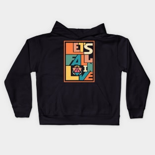 DnD Design Let's Fail in Love Retro Nat1 Kids Hoodie